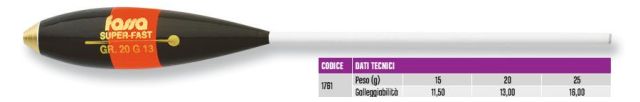 Fass Super Fast Bombarda gr. 15 g. 11,50